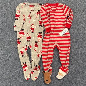 NWT Carters Footie Pajamas Size 18m Fleece